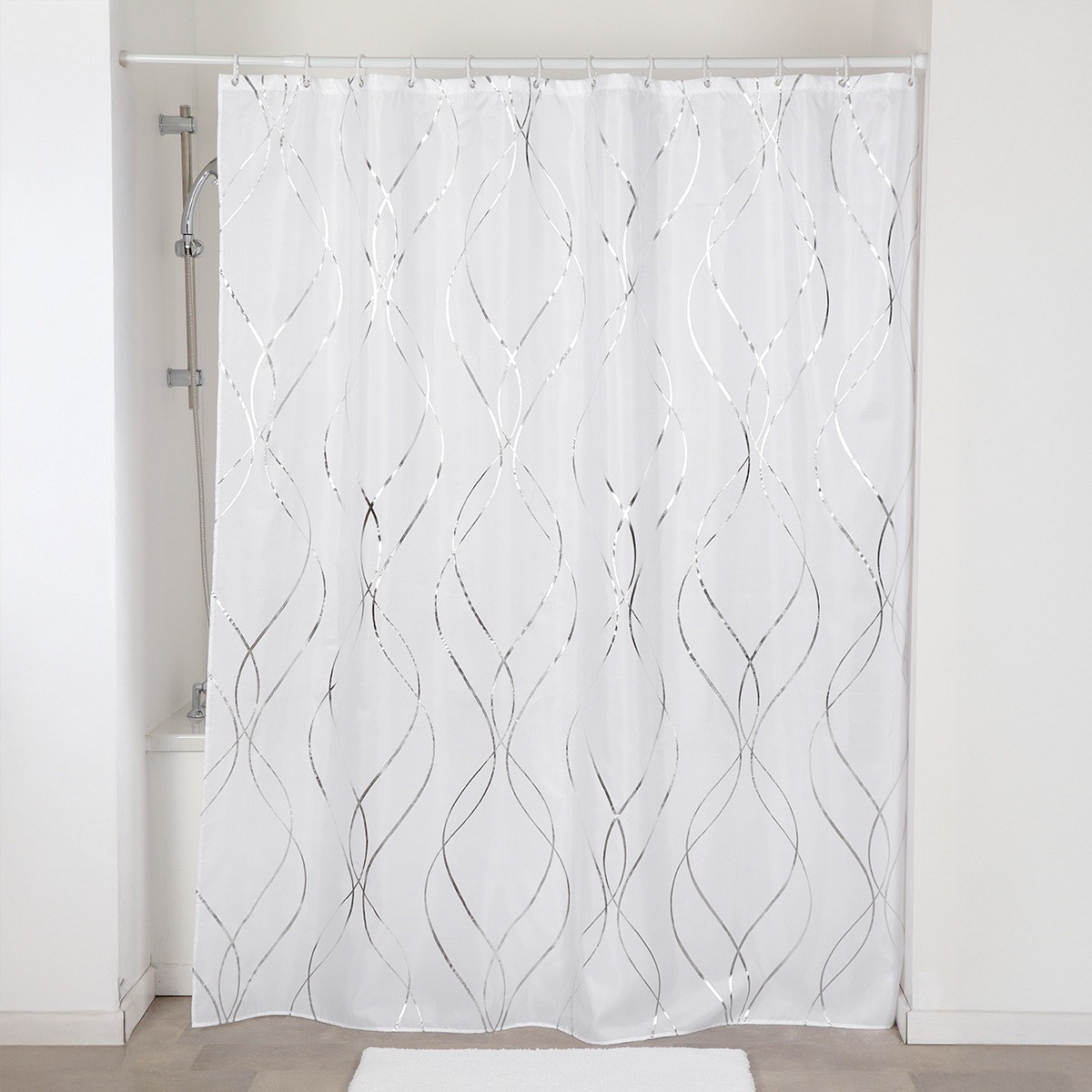 Κουρτίνα μπάνιου polyester 180x200 cm Eurocasa