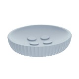 Σαπουνοθήκη polyresin 11x11x2,5cm Eurocasa (set 6035-6034-6033)