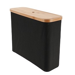 Καλάθι αποθήκευσης polyester- bamboo 35x45x15 cm Eurocasa