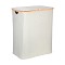 ESTIA ΚΑΛΑΘΙ ΑΠΛΥΤΩΝ BAMBOO ESSENTIALS 144lt ΜΕ ΚΑΠΑΚΙ ΚΑΙ 2 MESH BAGS 56x37x68cm ΓΚΡΙ