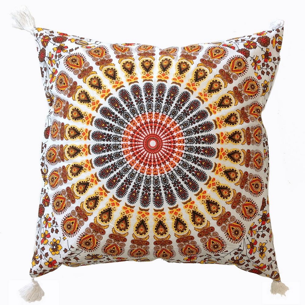 Μαξ. Mandala 40x40 - Πορτοκαλί