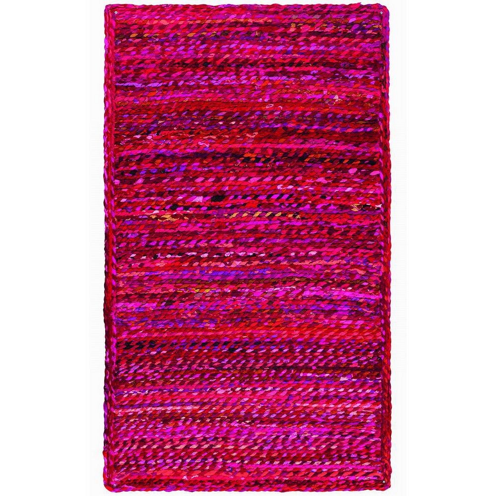 Χαλί chindi κόκκ. 90 x 150εκ. ρελιασμένο