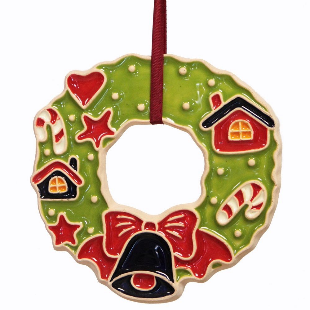 Στεφάνι Χριστουγεννιάτικο 14εκ.