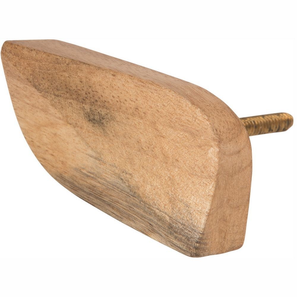 Πόμολο ξύλο ασύμμετρο 6,5εκ.