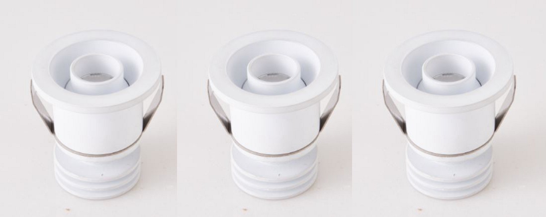 SE-SPL-CM-WH-3K MAVI SPOT LED CEILING OR RECESSED 3 LIGHT 3*2W  MOVABLE WHITE 3000K