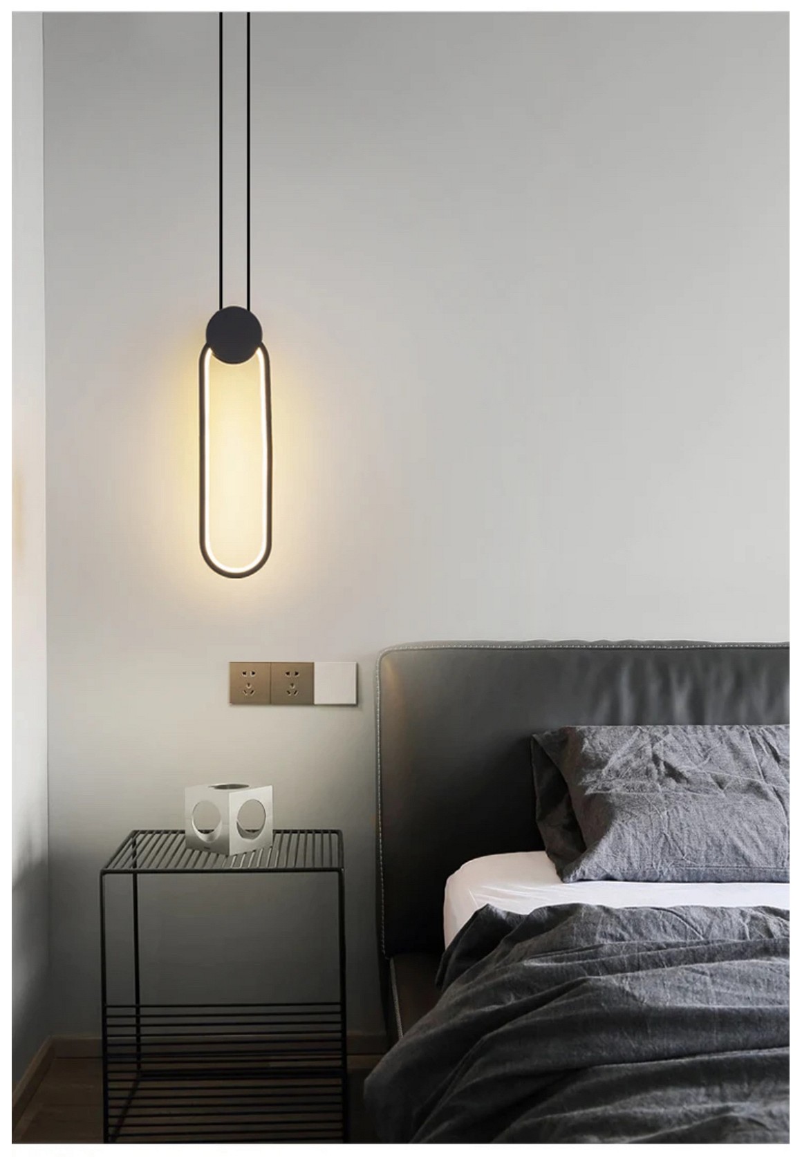 SE LED 20 ELLO BLACK PENDANT 15W 3CCT 2 YEARS WARRANTY