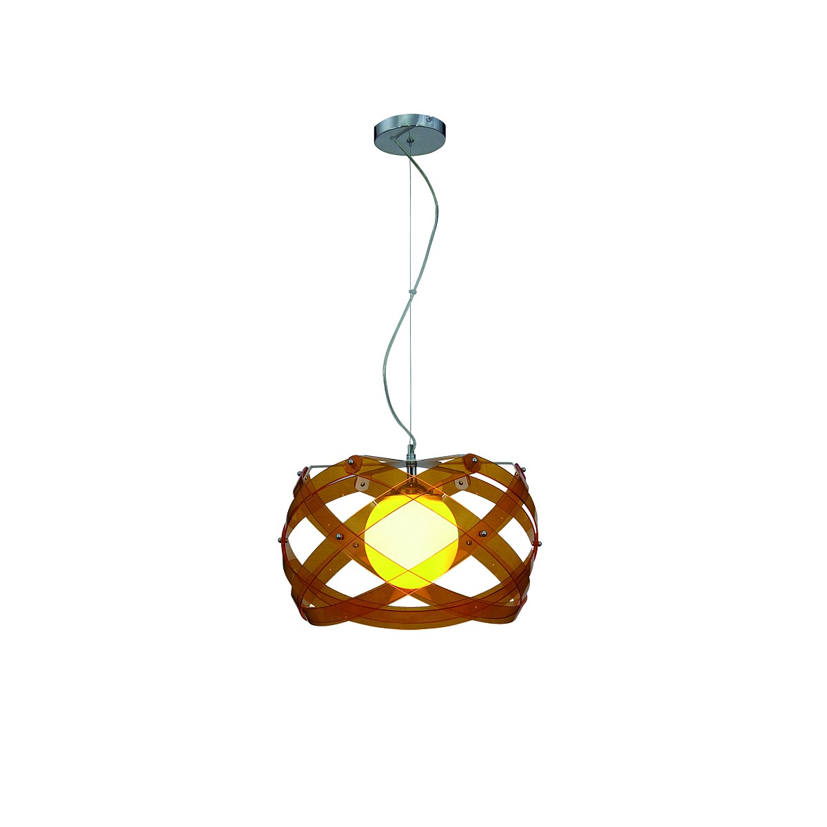 MD088/3201BS \"NEFELI\" ORANGE PENDANT Ε1