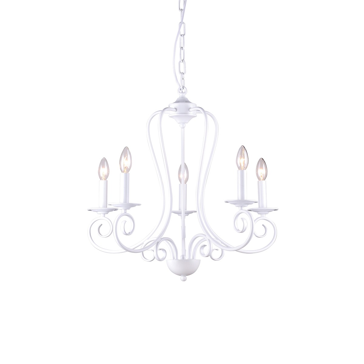 C114-5 LARO PENDANT LAMP WHITE 1Z1