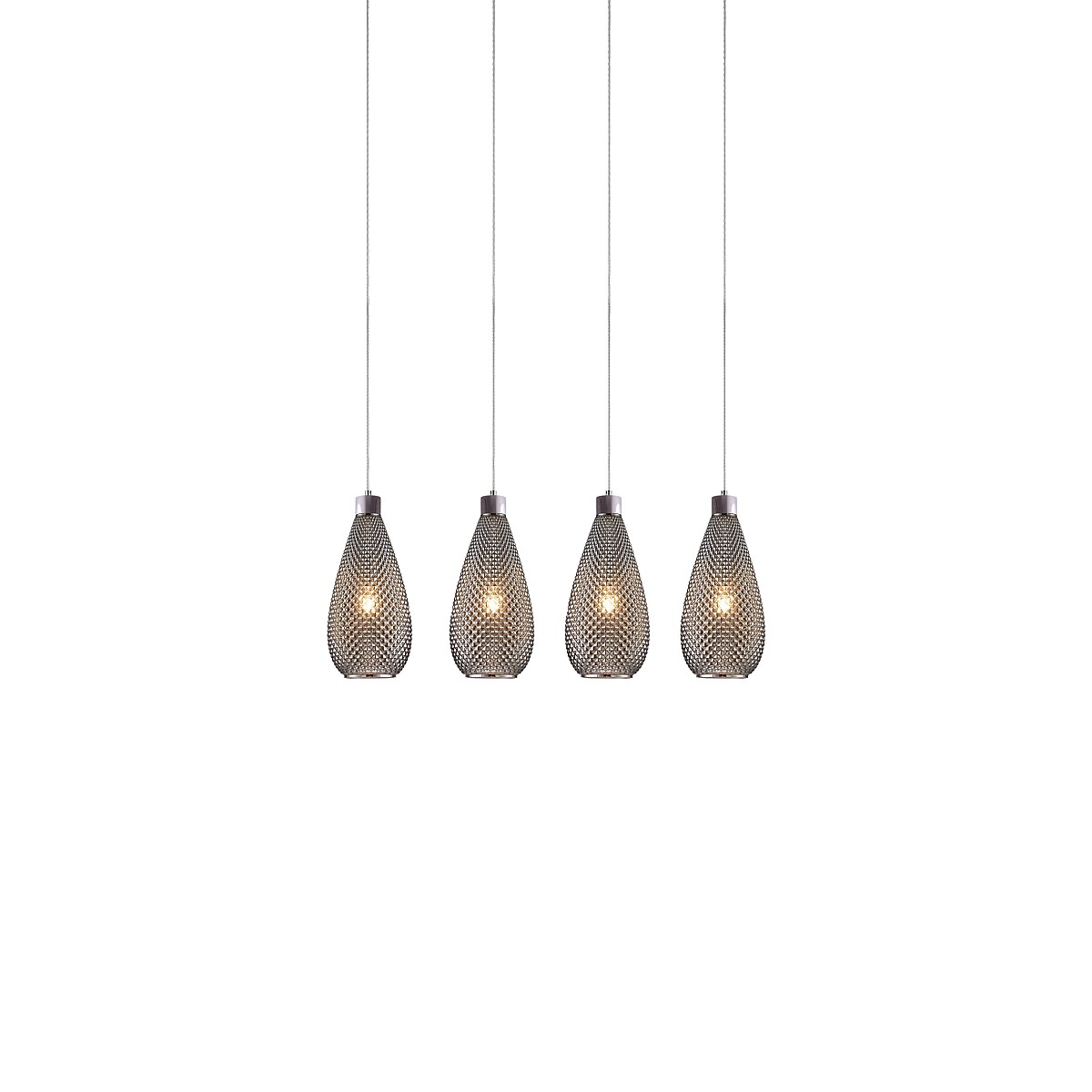 SE4285-04 SM DARIO PENDANT SMOKE GLASS+