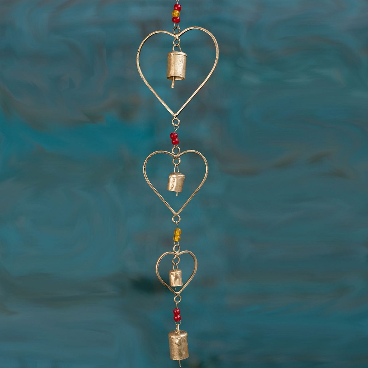 Μελωδός γιρλάντα καρδιές 58x14εκ.