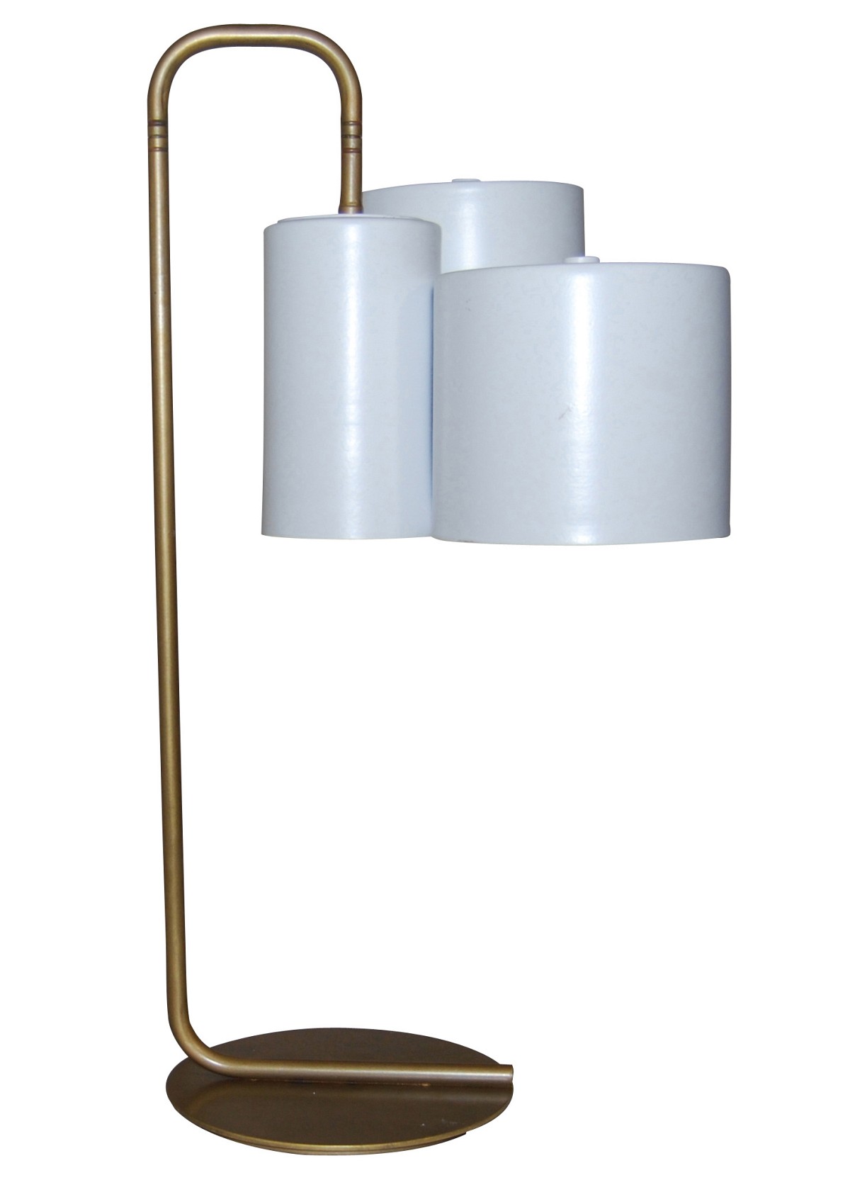 HL-3567-3T BRODY WHITE & OLD BRONZE TABLE LAMP