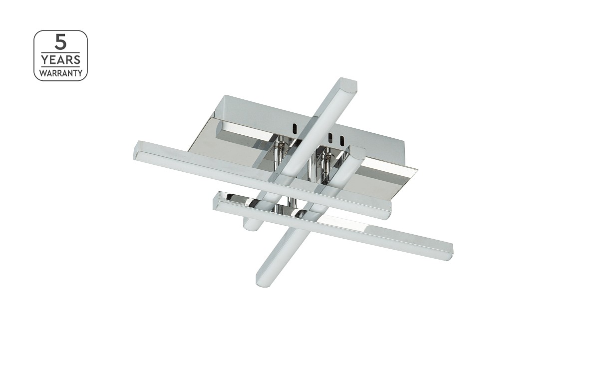 SE LED 40 RECTA CEILING CHROME Ε3