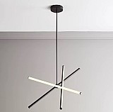 SE LED 50 VAMOS PENDANT BLACK 22W 3CCT 50x50x110cm IP20 220V 2 YEARS WARRANTY