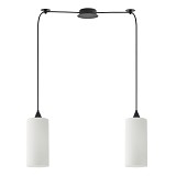 SE21-BL-4-BL2-GL3 ADEPT TUBE Pendant White Glass+