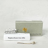 Πορσελάνινη βάση 5,3x9,5εκ.-Happiness blooms from within