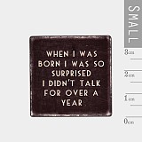 Μαγνητάκι ξύλινο - When  I  was born