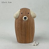 Σκύλος όρθιος ξύλινος 10x6εκ.