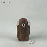 Σκύλος όρθιος ξύλινος 6x3,5εκ.