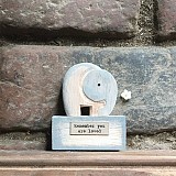 Ξύλινο θέμα 4,5x5,5εκ.-Ελέφαντας/Remember …