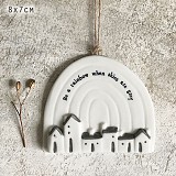 Πορσελάνινο ουρ.τόξο 7εκ. - Be a rainbow when skies are grey