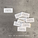 Επιγραφές ξύλινες (Σετ/10) - All the flowers