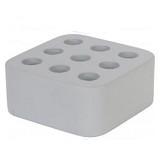 Βάση μολυβιών γκρι