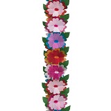 Γιρλάντα μεταξωτά λουλούδια 95xεκ.