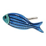 Πόμολο ψαράκι 2.5x8εκ. - ρίγες οριζόντιες