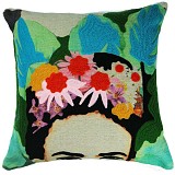 Μαξιλάρι 45x45 Frida σιέλ