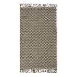 Χαλί 75 x 120εκ. Φασκομηλί vintage Ζιγκ-ζαγκ