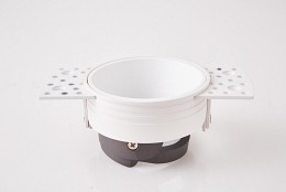 SE-SP-TR-WH TRIXI SPOT COMPONENT TRIMMLESS WHITE GU10/COB FOR HOLE 7,3cm. PAIRING WITH DEPO OR