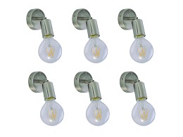 SE 137-1AN (x6) Soma Packet Nickel mat adjustable spotlight+