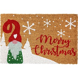 Χαλάκι εισόδου Merry Christmas 38x58εκ. κοκοφοίνικας