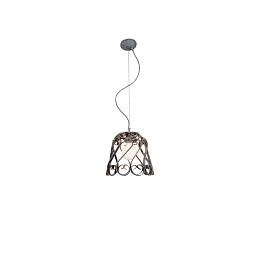 HL-3586-1PS LEWIS WORN ANTIQUE WHITE PENDANT