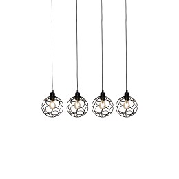 HL-3588-4 ALINE CHROME PENDANT