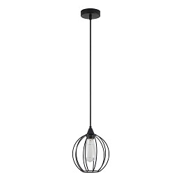 SE21-BL-B10-GR2 ADEPT PENDANT Black Metal Grid Pendant+