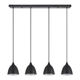 SE21-BL-B10-4BL-MS2 ADEPT PENDANT Black Metal Shade +