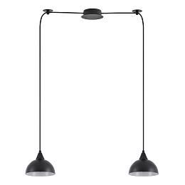 SE21-BL-B10-BL2-MS3 ADEPT PENDANT Black Metal Shade +