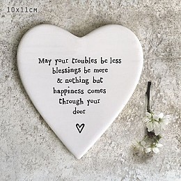 Πορσελάνινο σουβέρ 10εκ. - May your troubles…