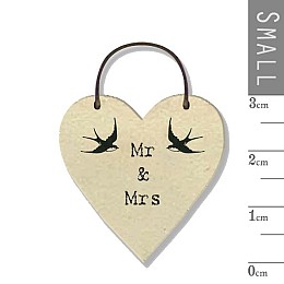 Καρδιά Newsprint - Mr and Mrs