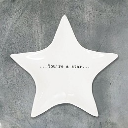 Πιατάκι αστέρι πορσελάνη - You're a star