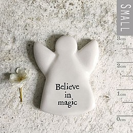 Βότσαλο άγγελος 3εκ. - Believe in magic