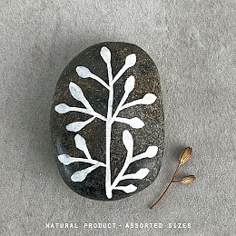 Βότσαλο γκρι - Twig with leaves