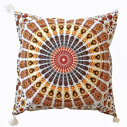 Μαξ. Mandala 40x40 - Πορτοκαλί