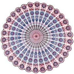 Ροτόντα Mandala 180εκ. - Μωβ