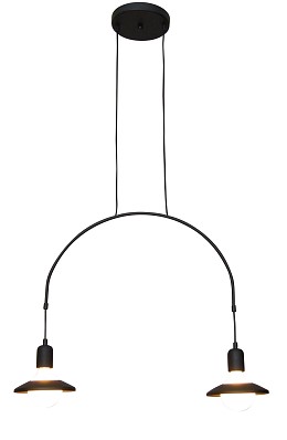 HL-3528-2 EVERDINA BLACK PENDANT