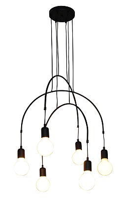 HL-3527-6 EVERDINA BLACK PENDANT