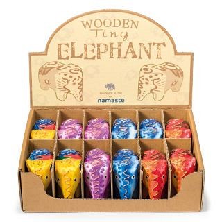 Ελέφαντας μίνι ξύλινος 7εκ.