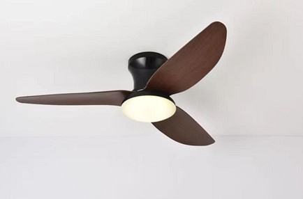 SE LED F100 WINDY BLACK-BROWN FAN 30W*2 SMART WITH CONTROL 100x100x50cm 3000k-6500k 85-265V 2