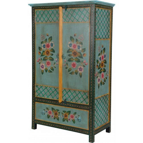 Ντουλάπι Gypsy ψηλό ζωγραφισμένο